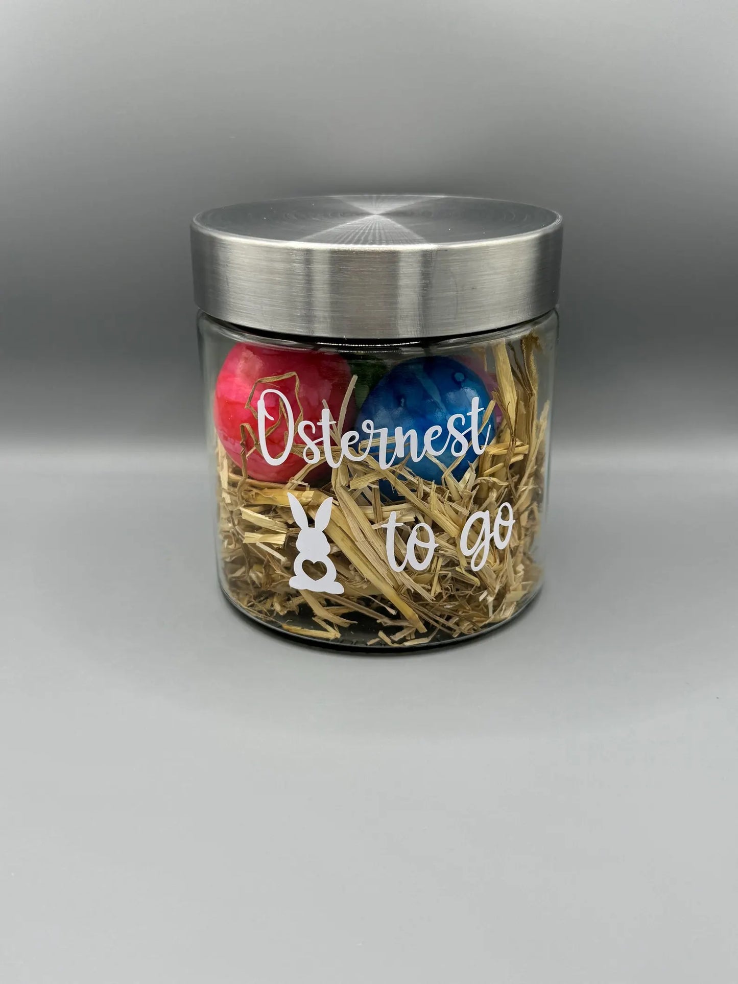 Vorratsglas „Osternest to go“