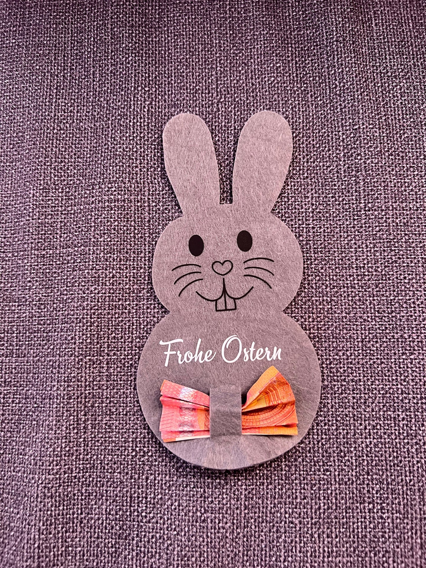 Filz Osterhasen Geldgeschenk Ostern