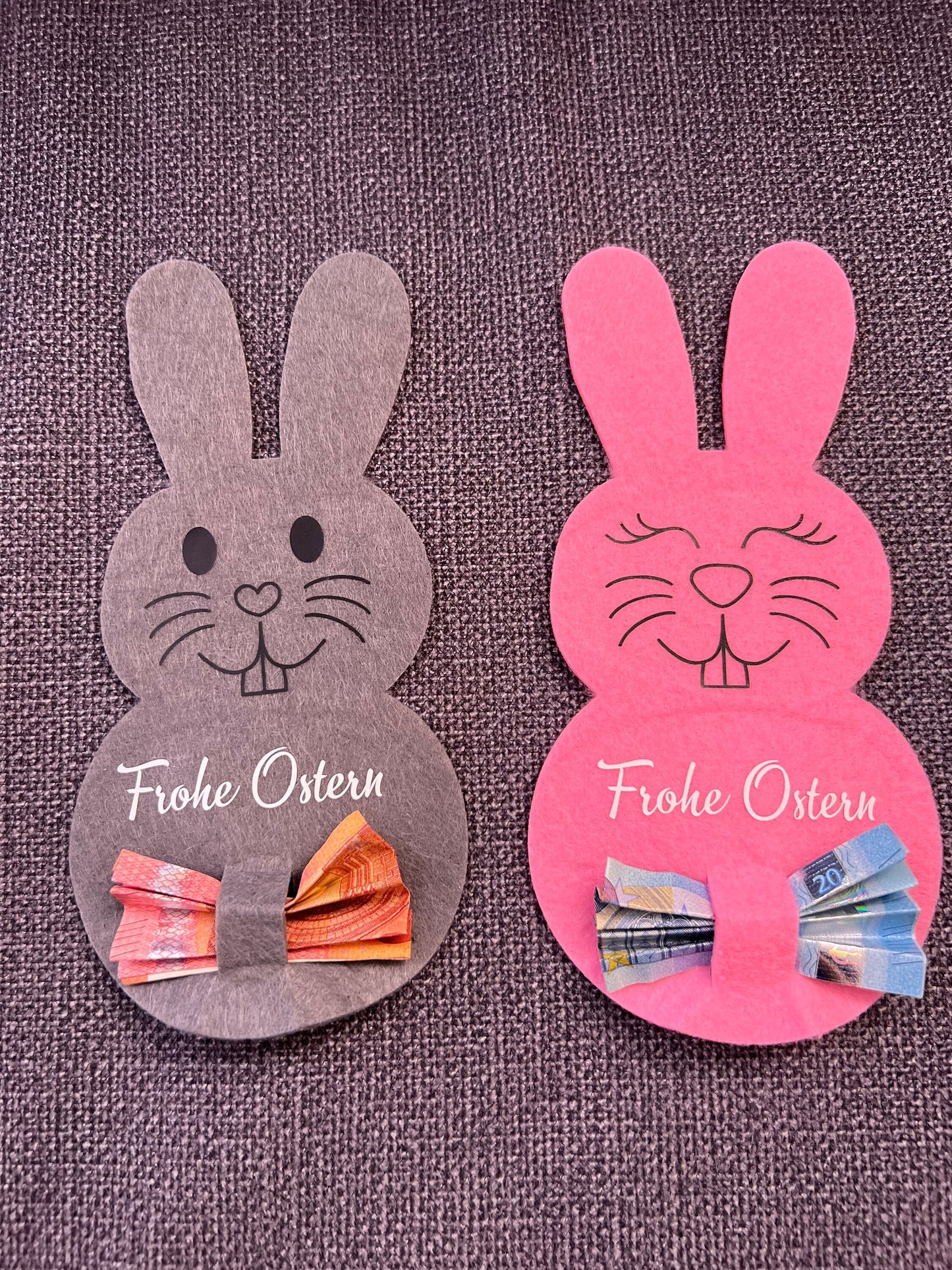 Filz Osterhasen Geldgeschenk Ostern