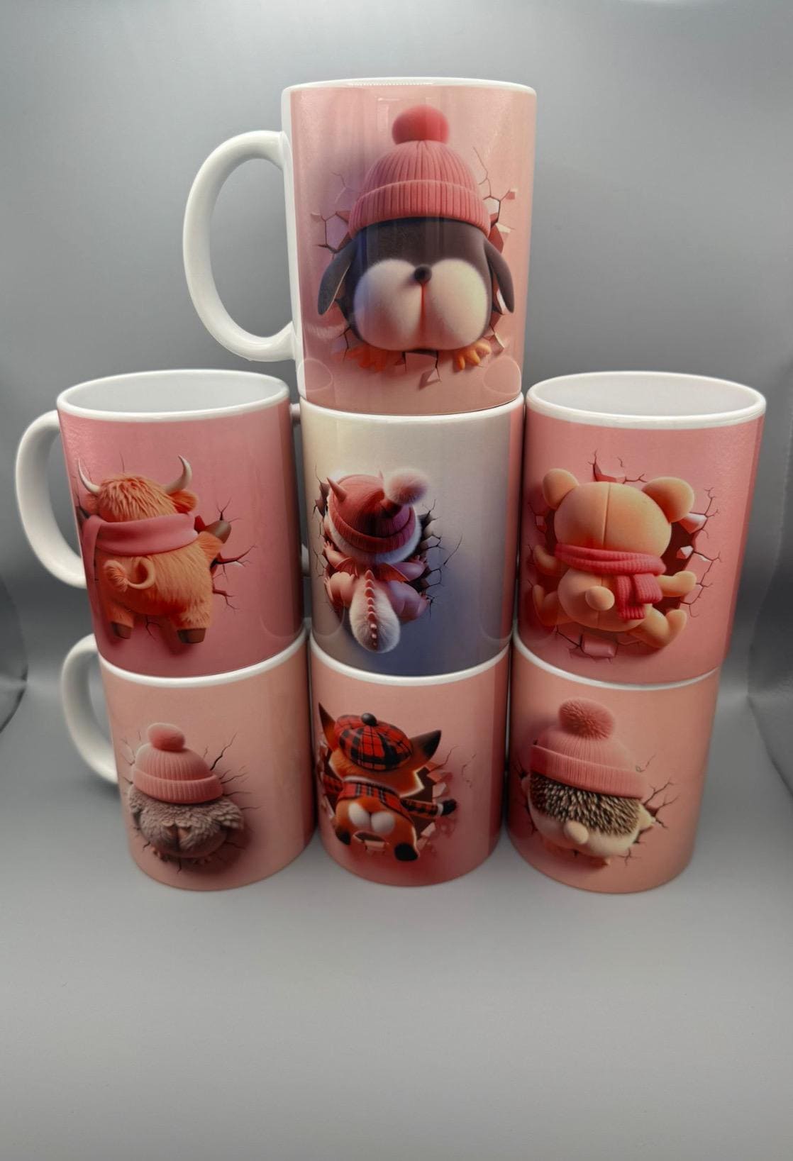 Tassen mit Motiven
