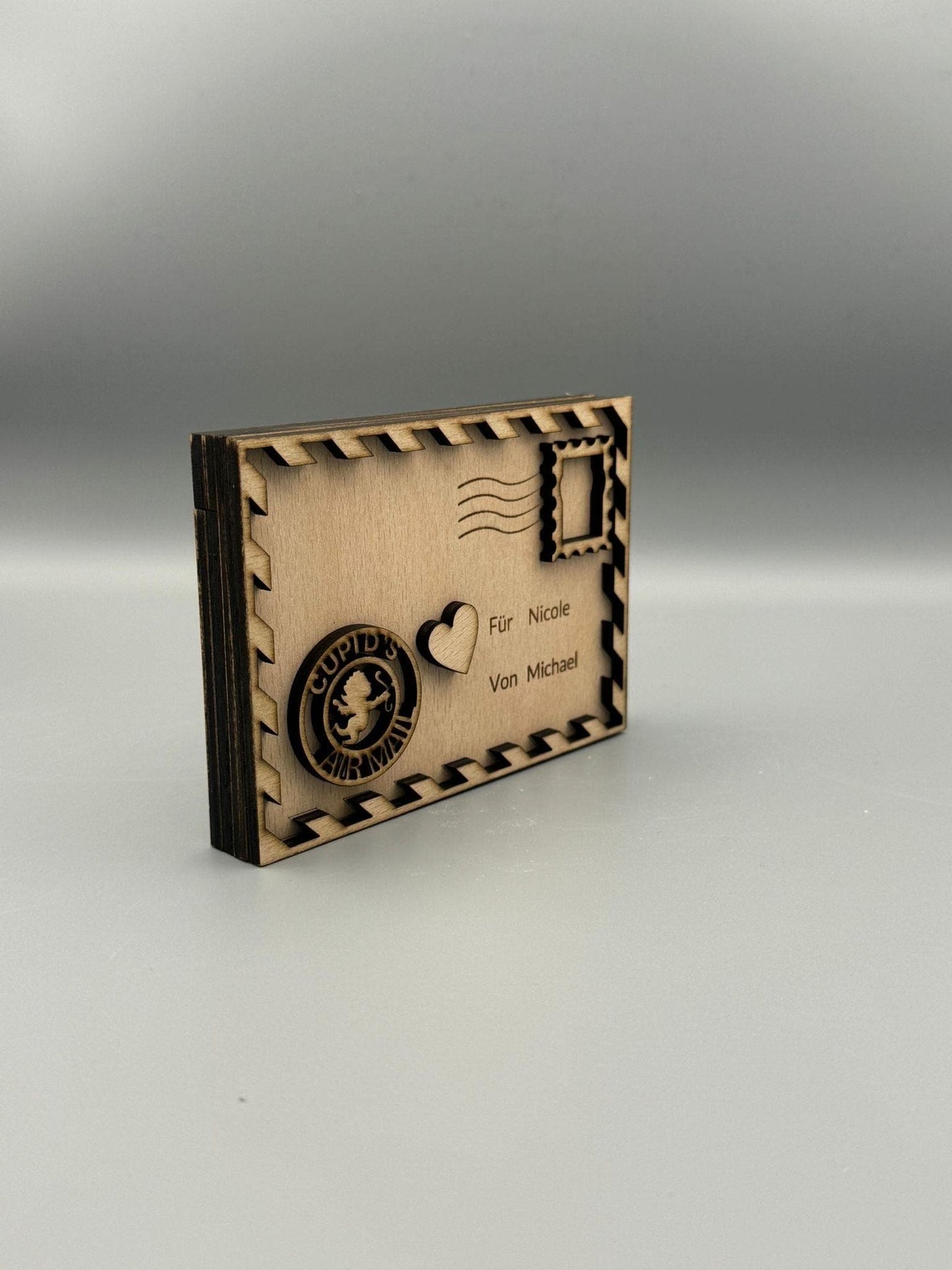 Geschenkkarten-Box aus Holz