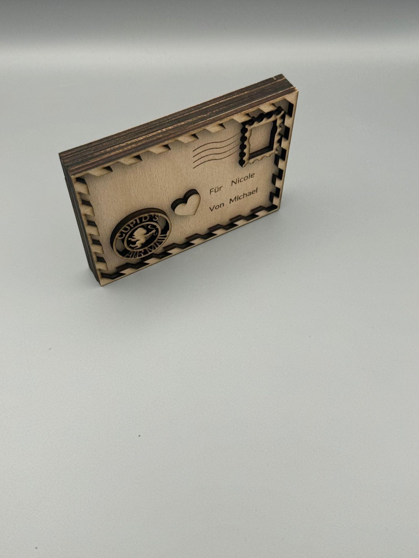 Geschenkkarten-Box aus Holz