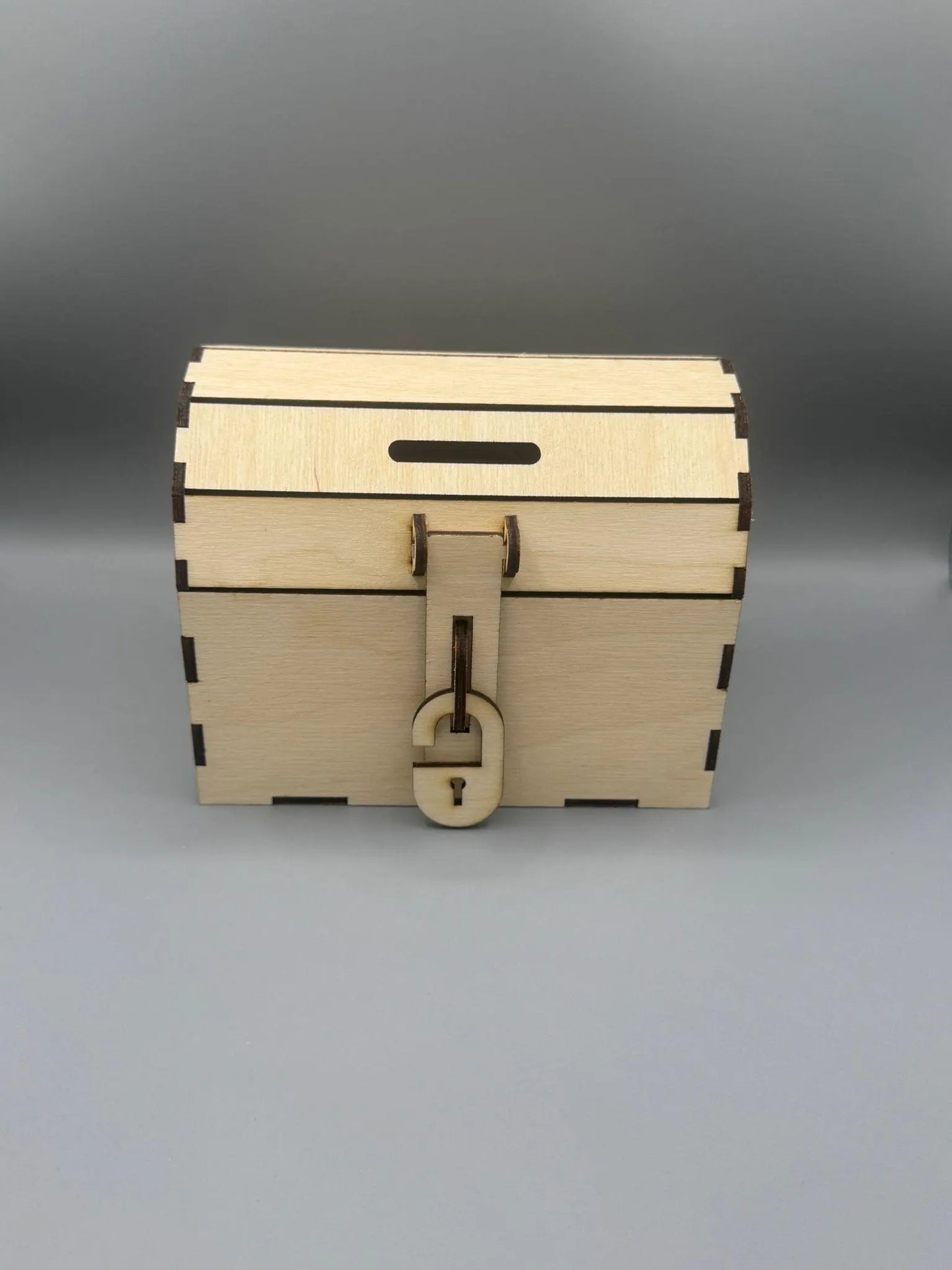 Spardose/Schatztruhe aus Holz