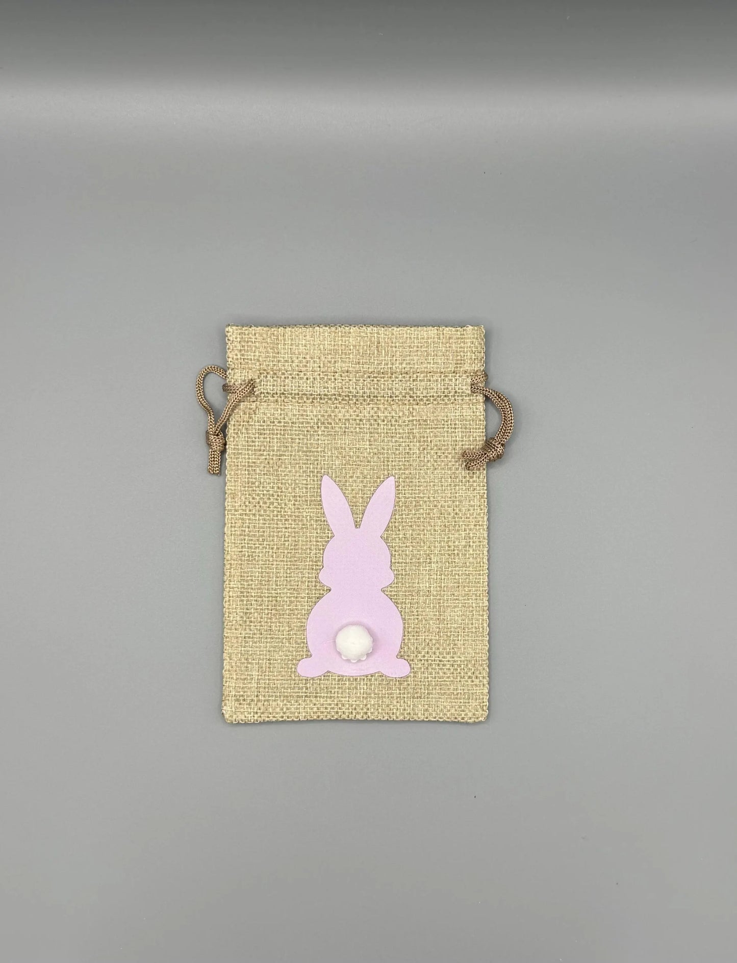 Osterhasen-Beutel aus Jute, personalisiert