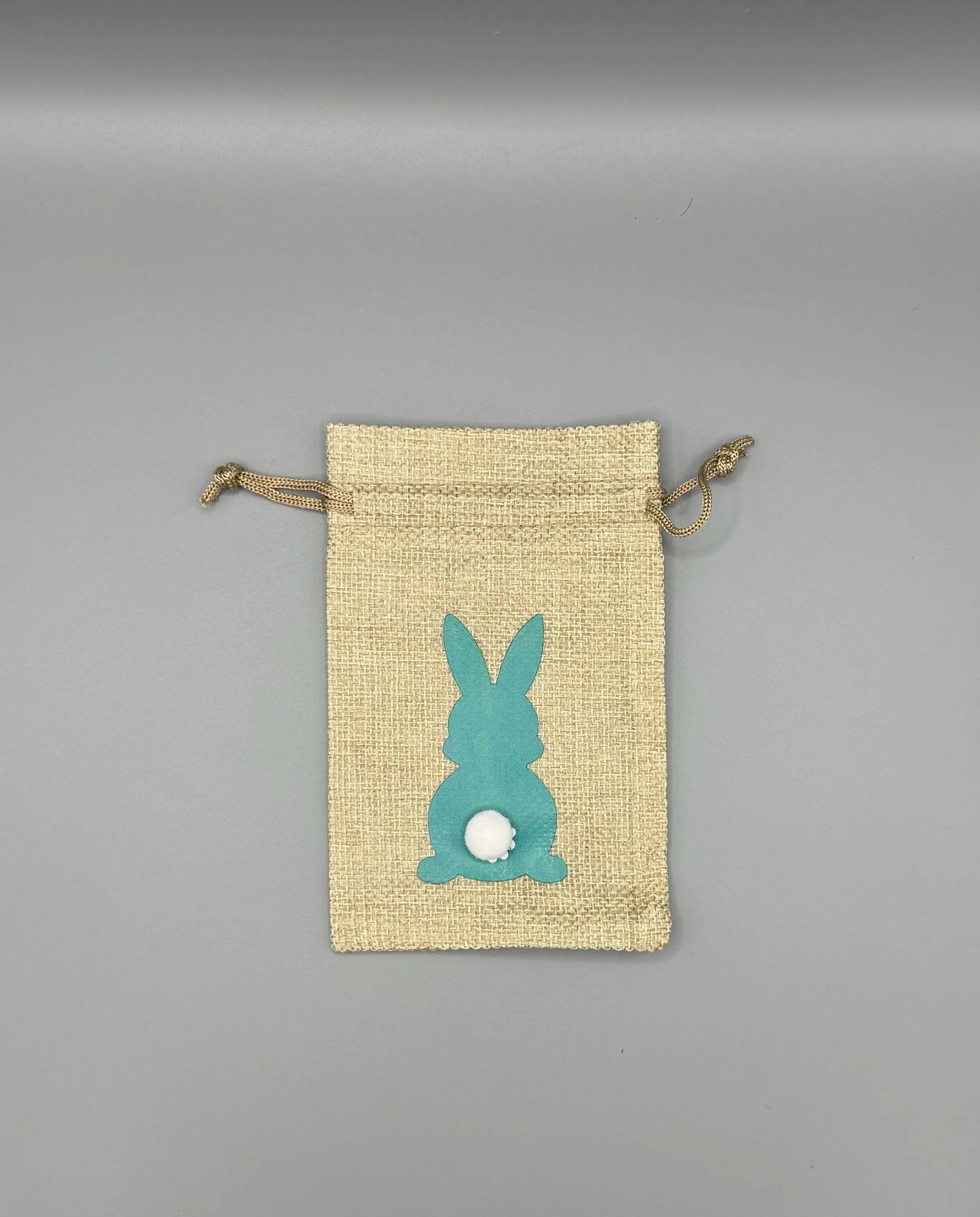 Osterhasen-Beutel aus Jute, personalisiert
