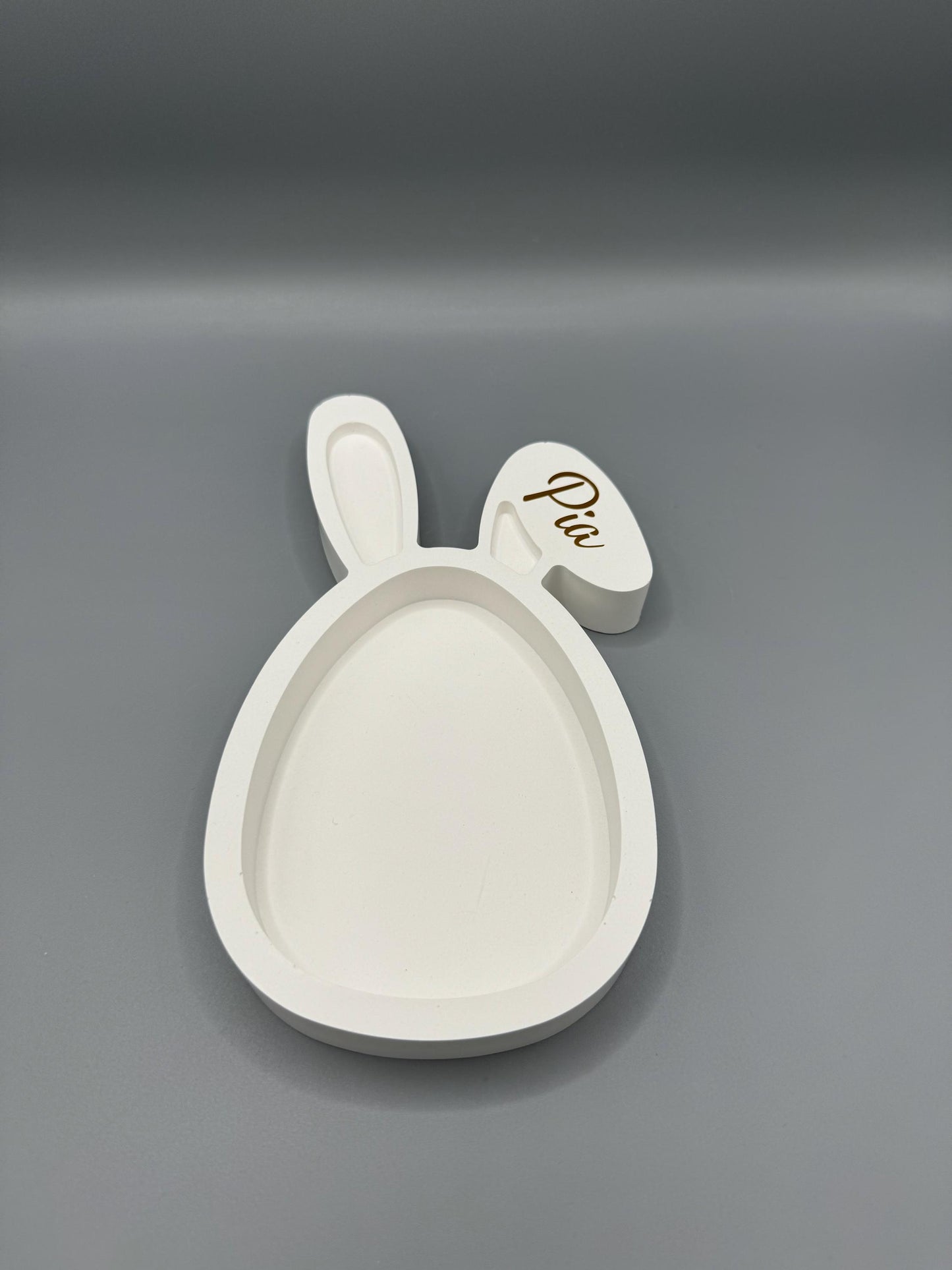 Ostertablett(Hase) mit Personalisierung