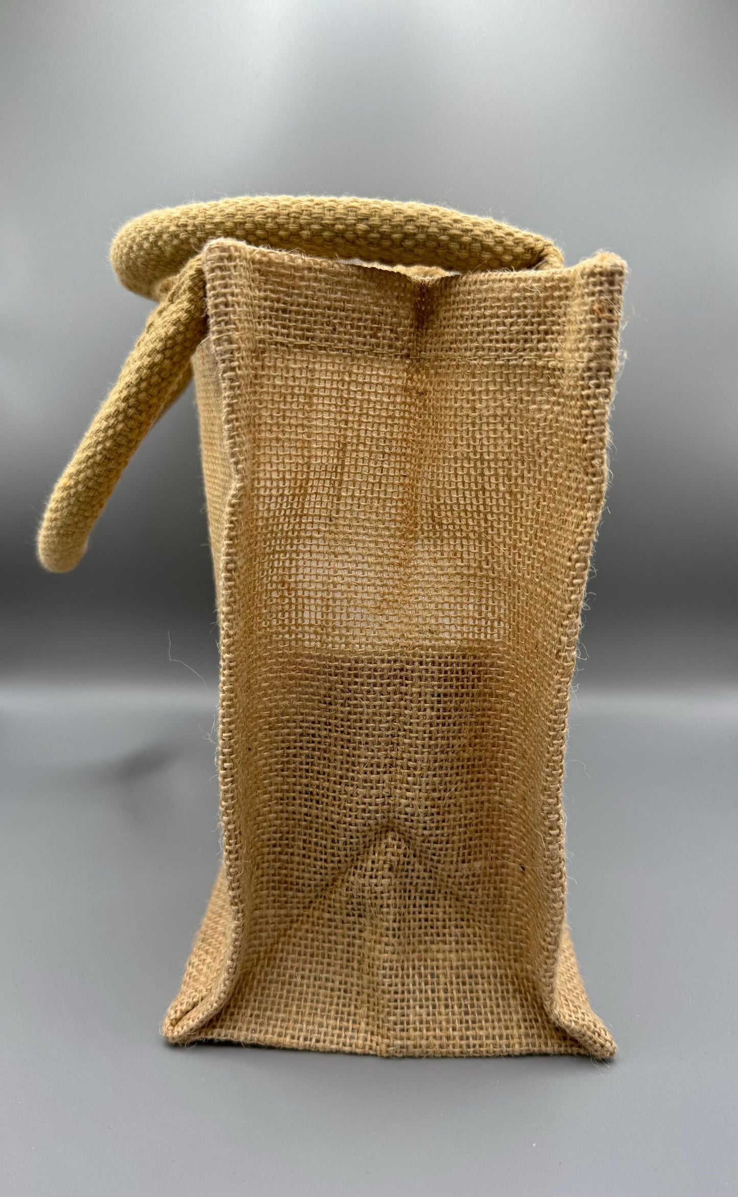 Jute Oster- Geschenktasche mit Hasengesicht