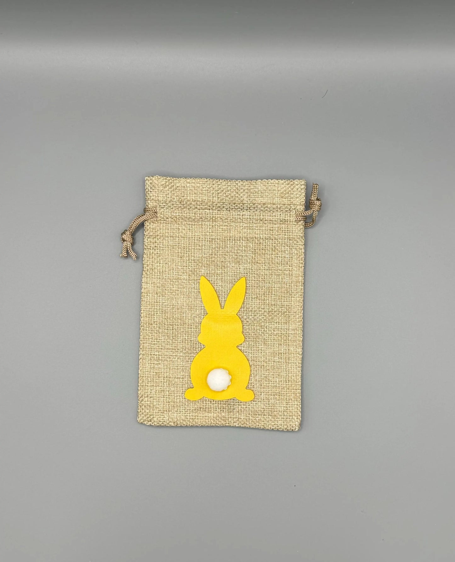 Osterhasen-Beutel aus Jute, personalisiert