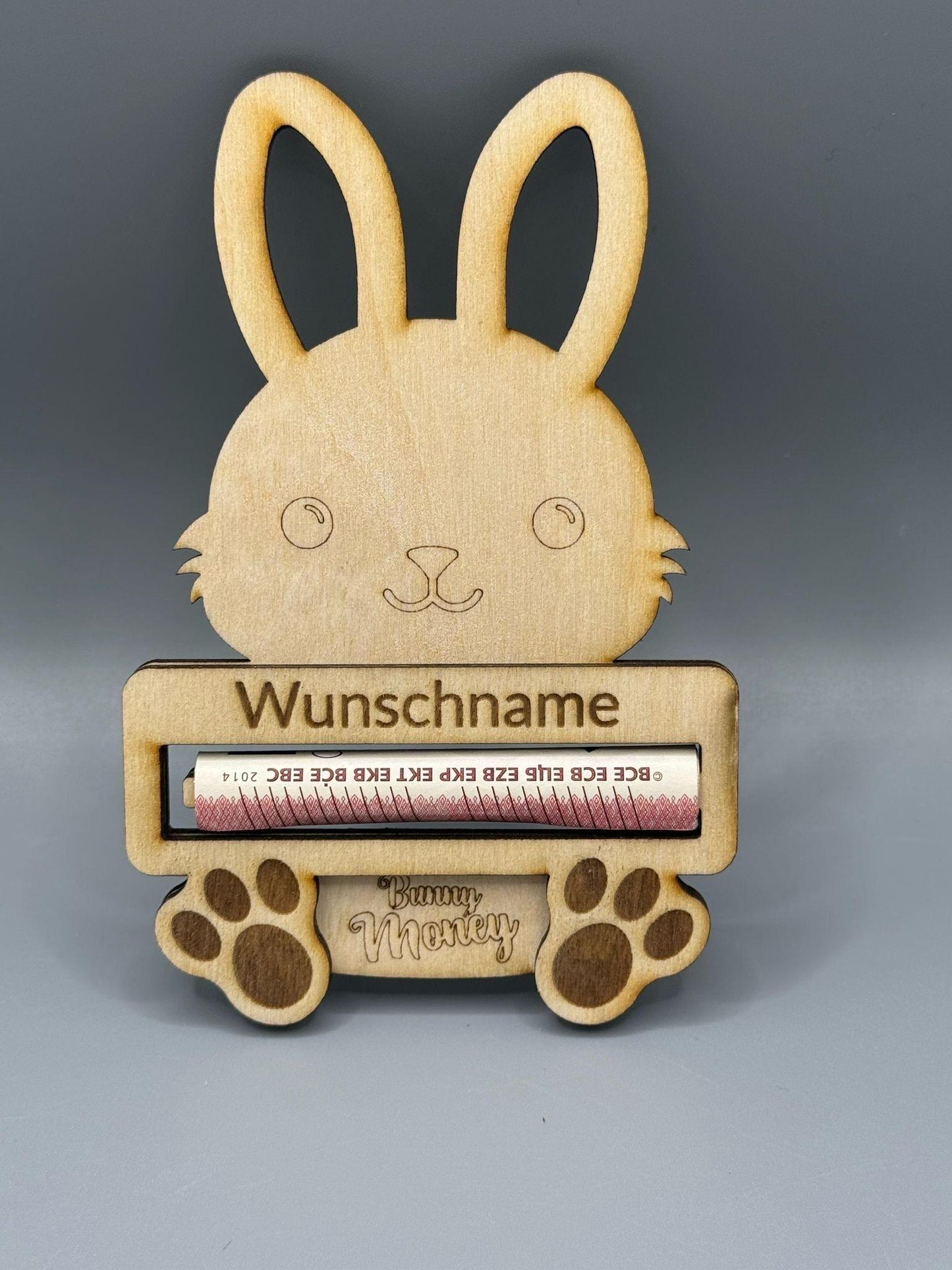 Geldgeschenkhalter Hase