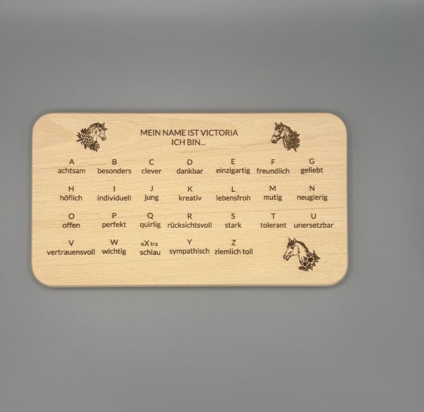 Frühstücksbrett individuell personalisiert