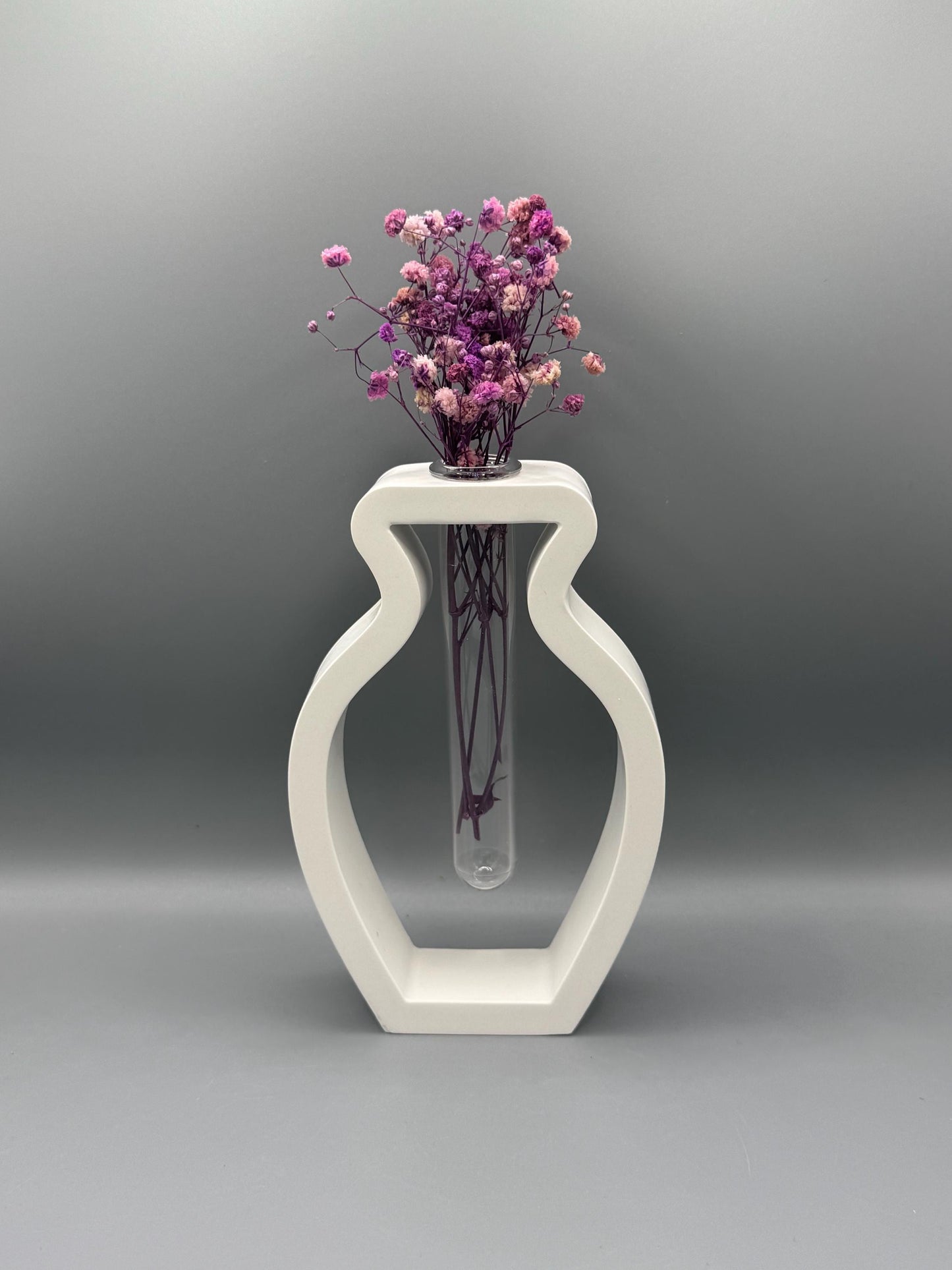 Keraflott Vase mit Reagenzglas