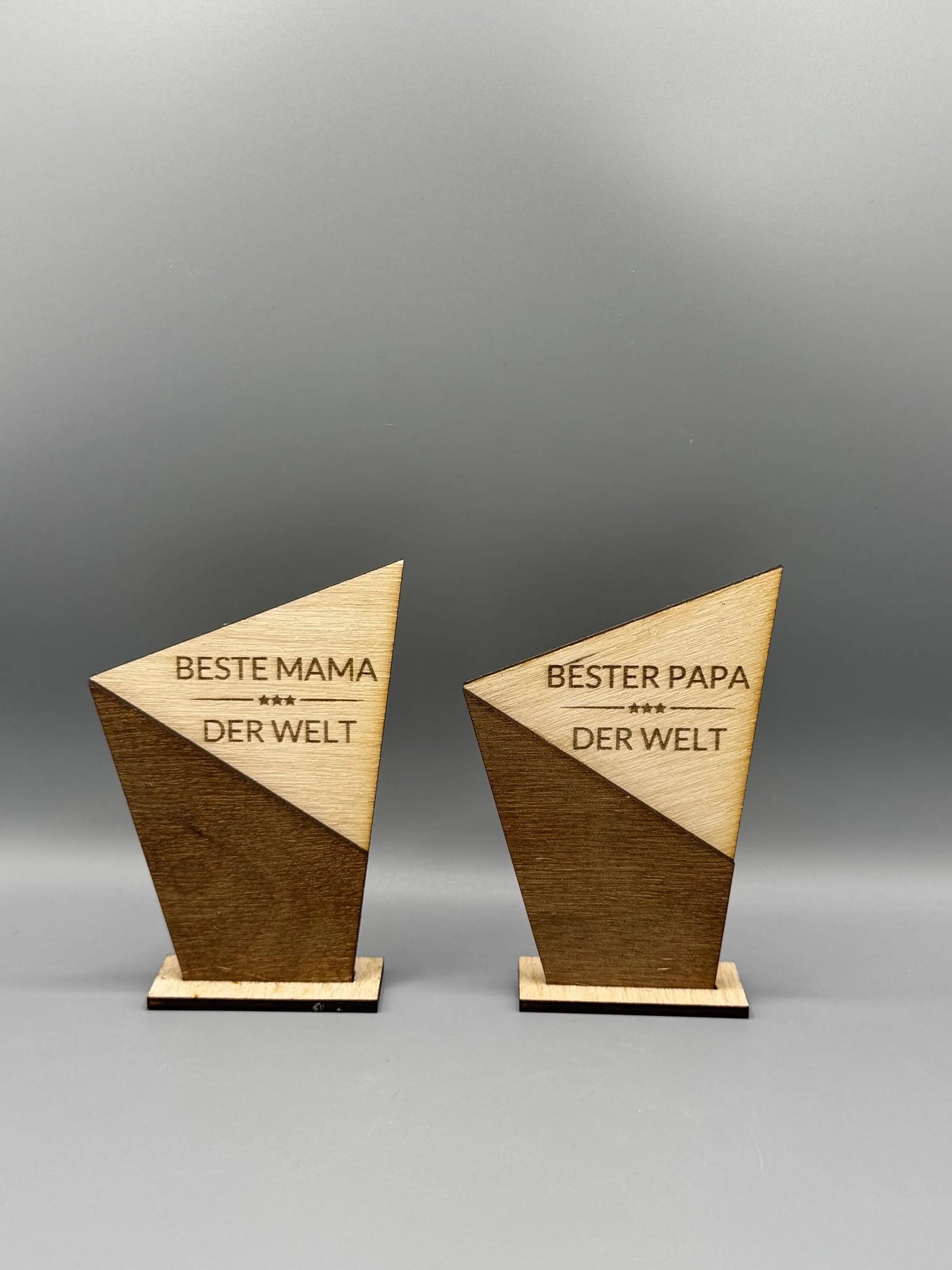 Auszeichnung Beste Mama/Bester Papa aus Holz