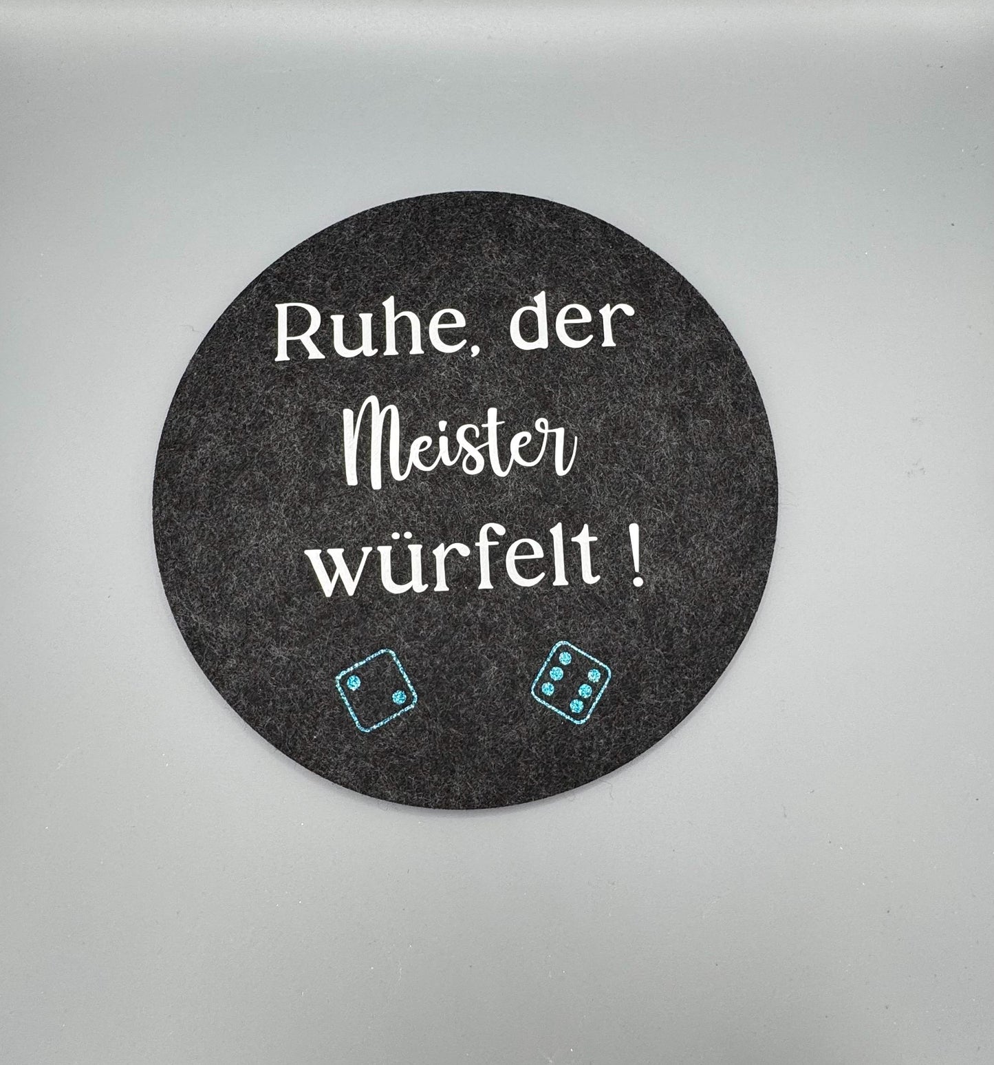Würfelmatte aus Filz