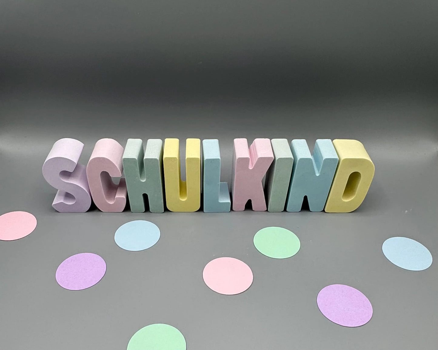 Schulkind Schriftzug Keraflott/Einschulung