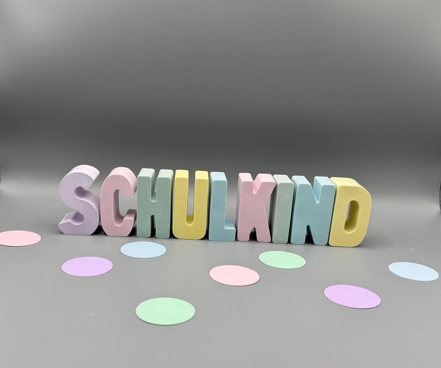 Schulkind Schriftzug Keraflott/Einschulung