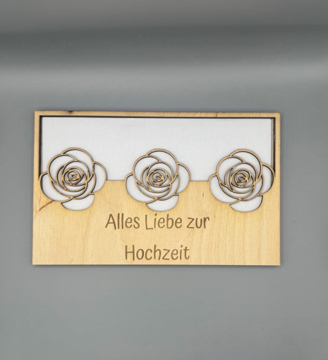 Kartenhalter Hochzeit/Geldgeschenk