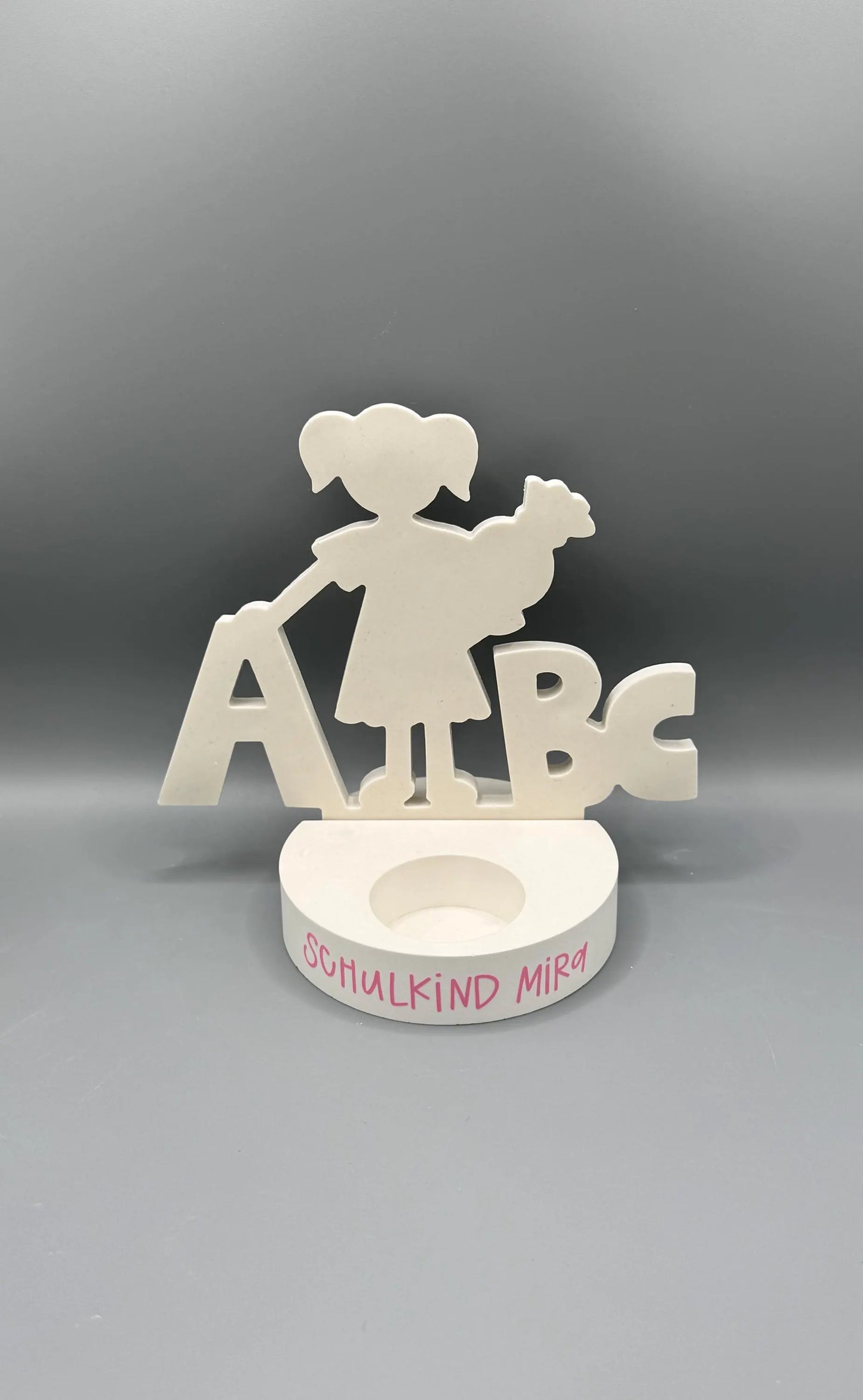Keraflott Aufsteller Mädchen mit Schultüte/ Einschulung/ABC/