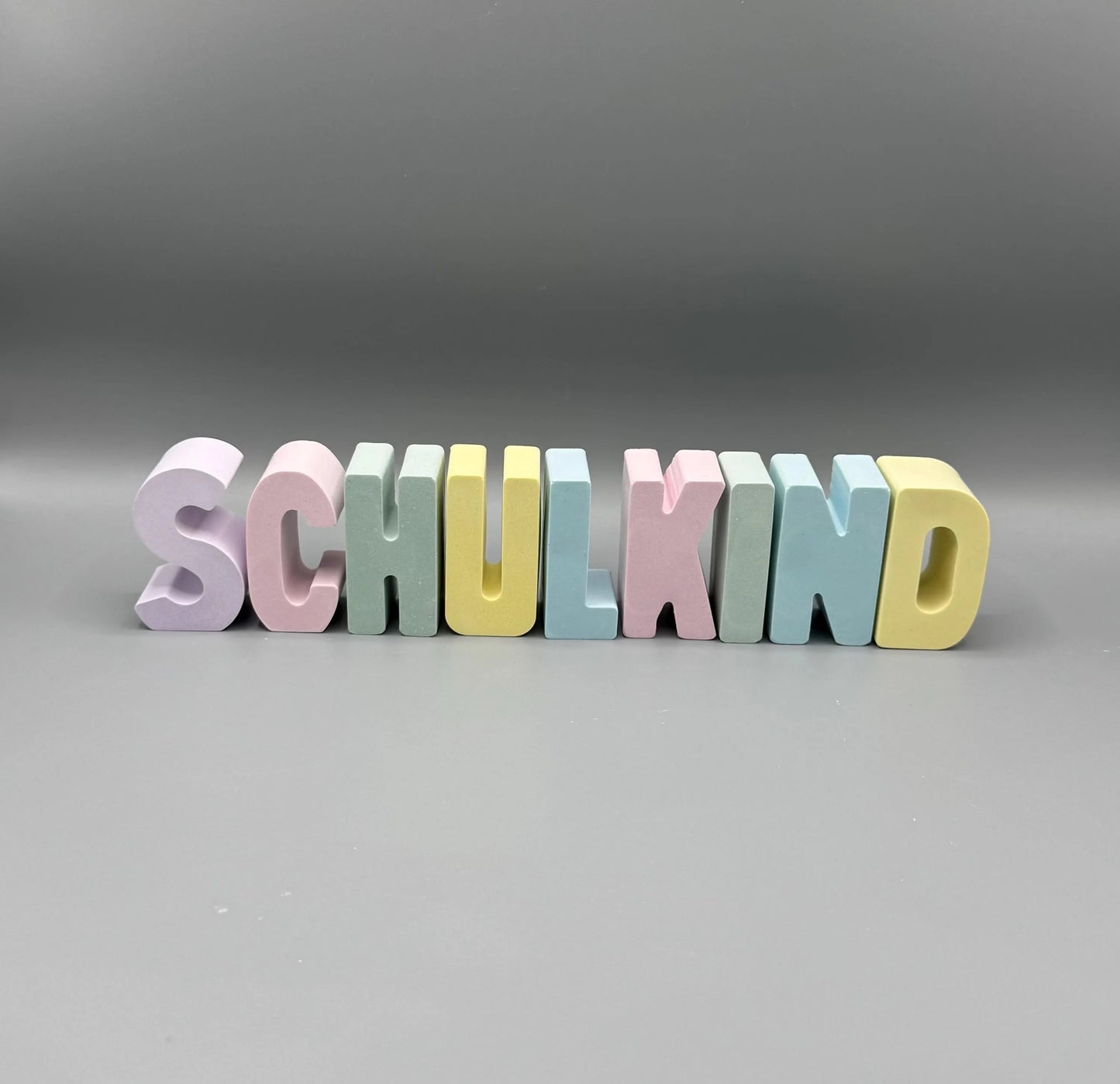 Schulkind Schriftzug Keraflott/Einschulung