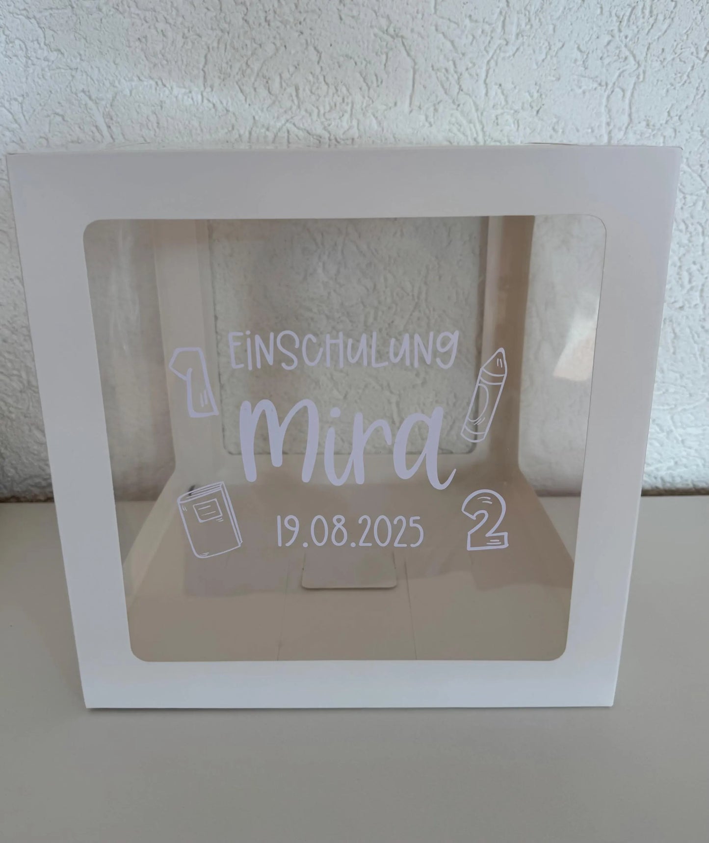 Ballonbox mit Wunschtext