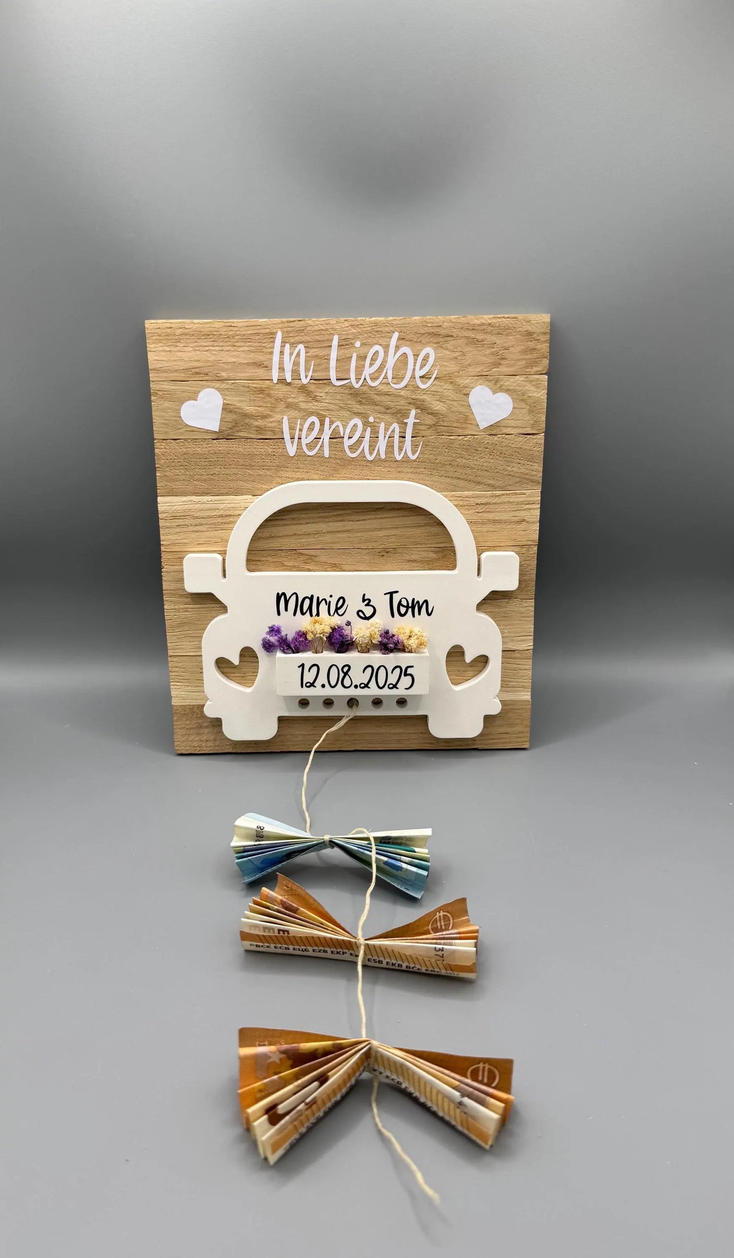 Geldgeschenk Hochzeit personalisiert