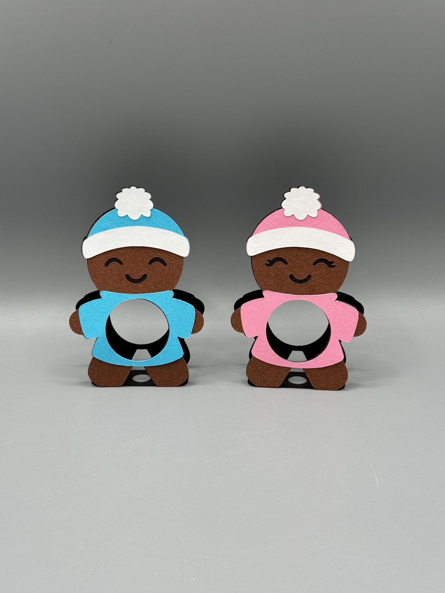 Lebkuchen-Männchen Schokoladenhalter/Gastgeschenk