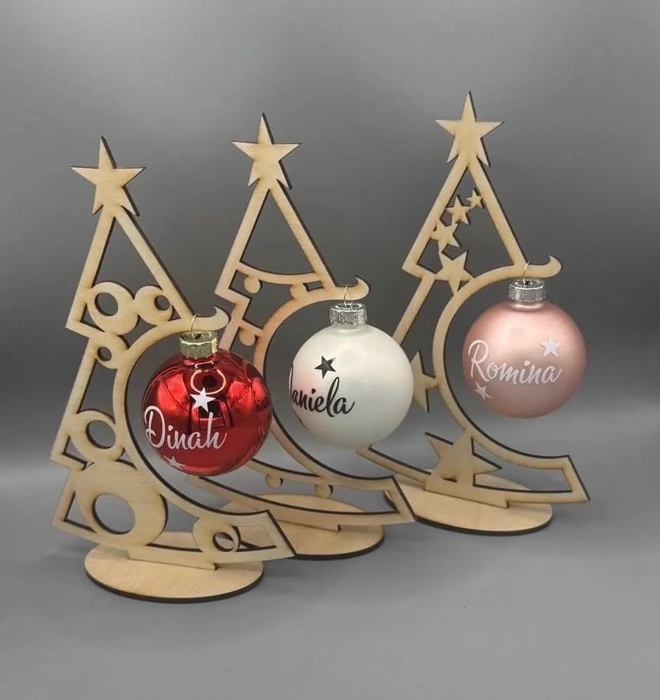 Bäumchen aus Birkensperrholz/ Weihnachtsbaum/ Geschenk