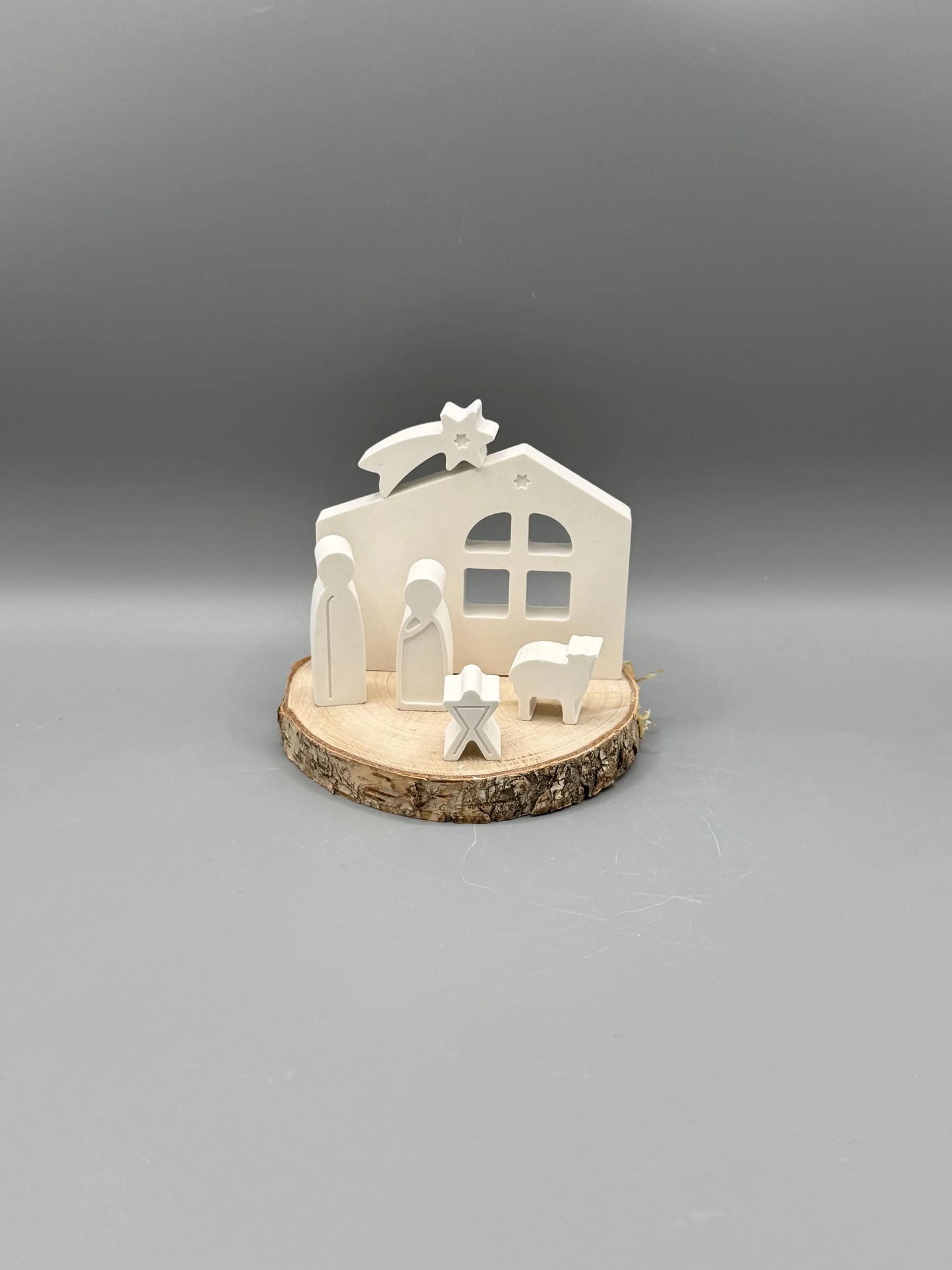 Mini Weihnachtskrippe aus Keraflott
