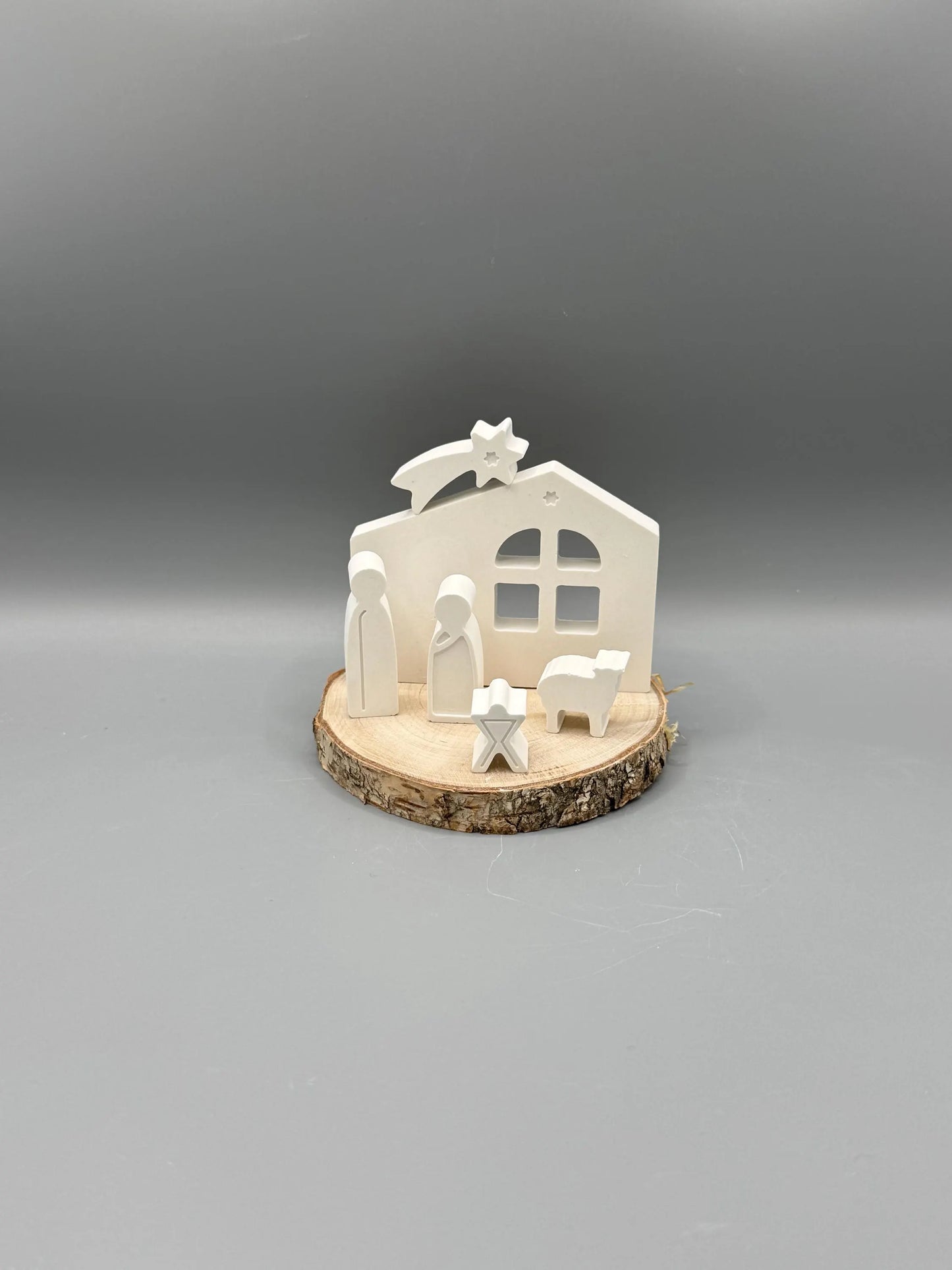 Mini Weihnachtskrippe aus Keraflott