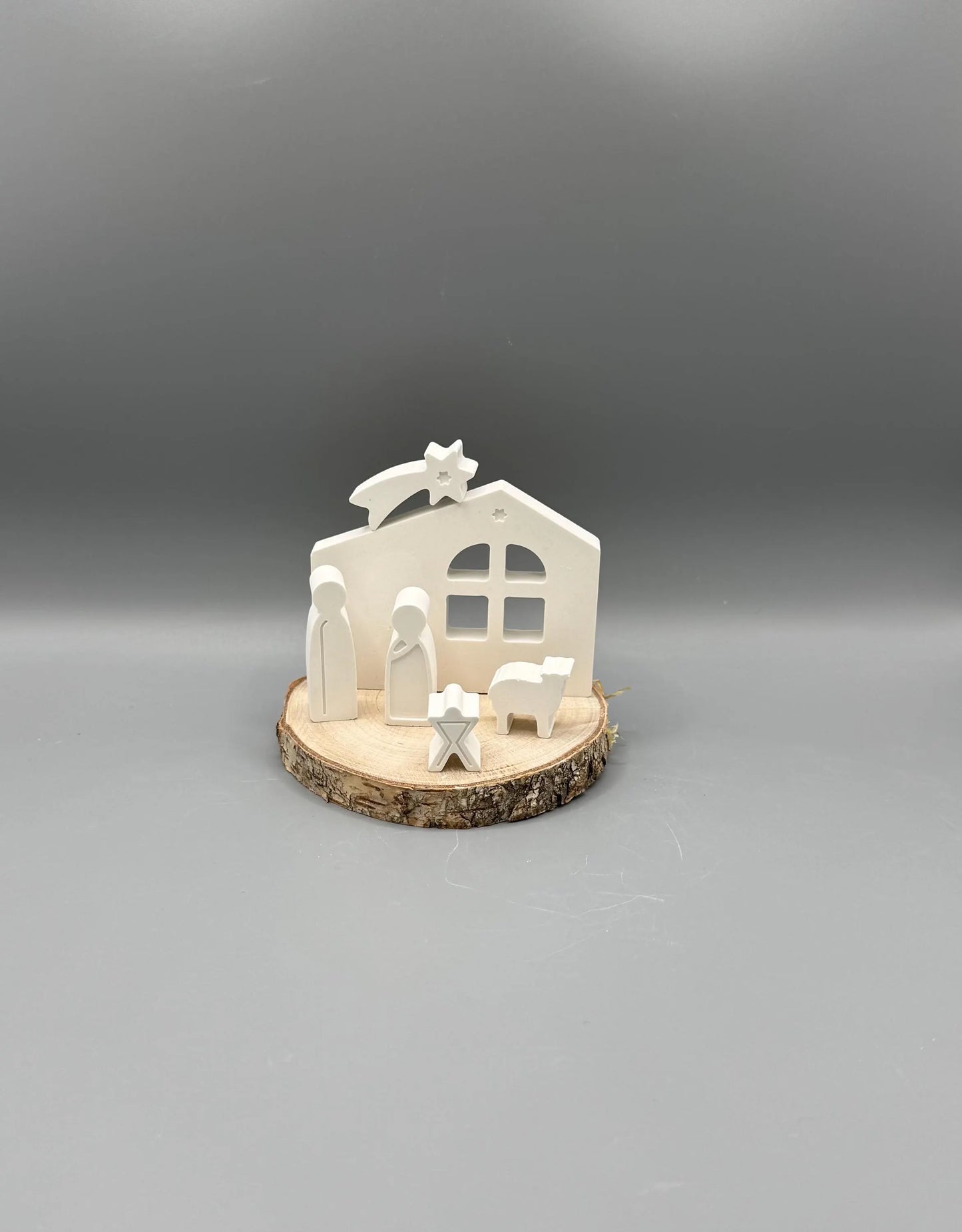 Mini Weihnachtskrippe aus Keraflott