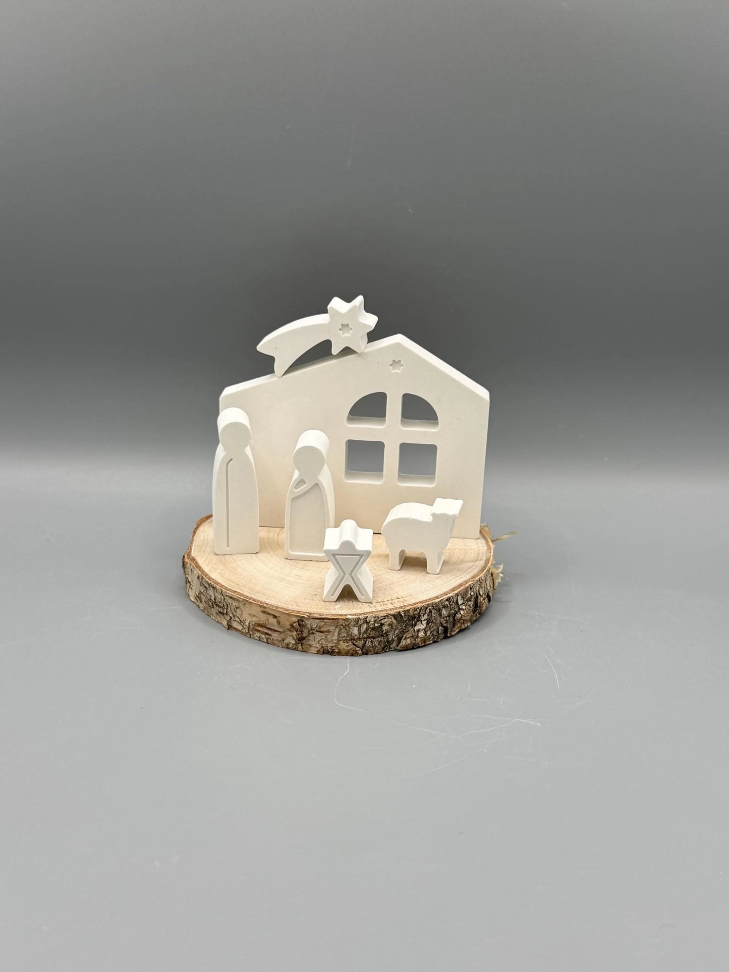 Mini Weihnachtskrippe aus Keraflott
