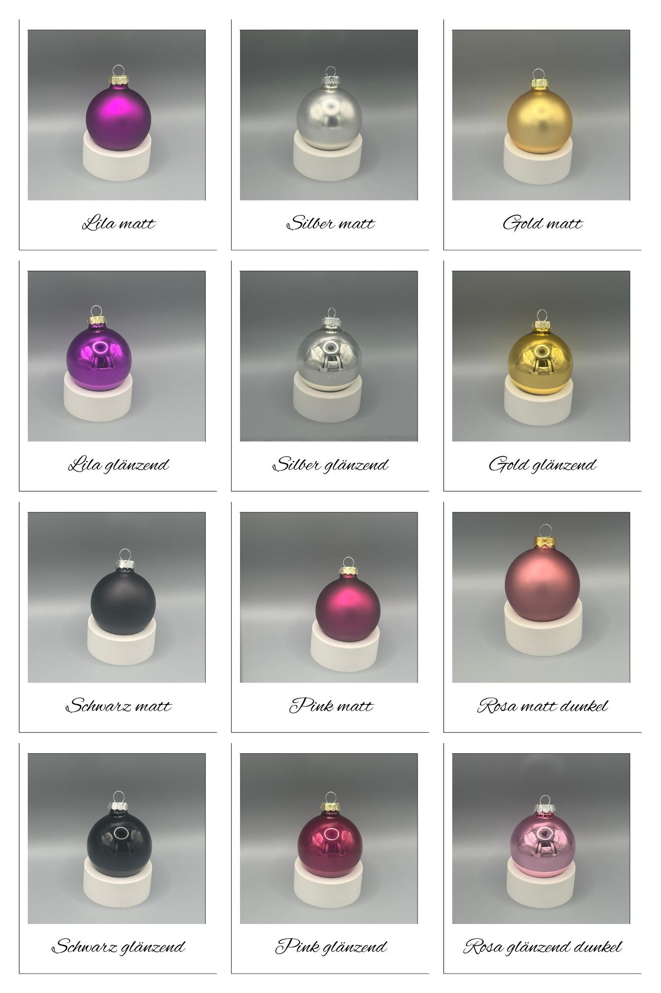 Weihnachtskugeln mit Personalisierung