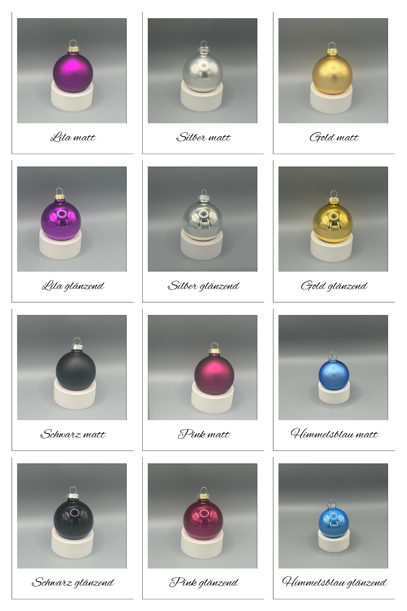 Weihnachtskugeln mit Personalisierung