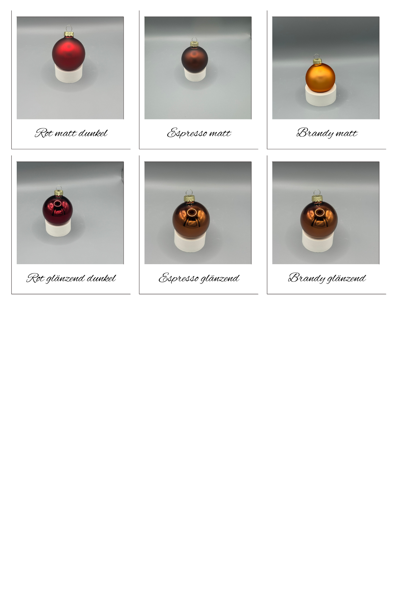 Weihnachtskugeln mit Personalisierung