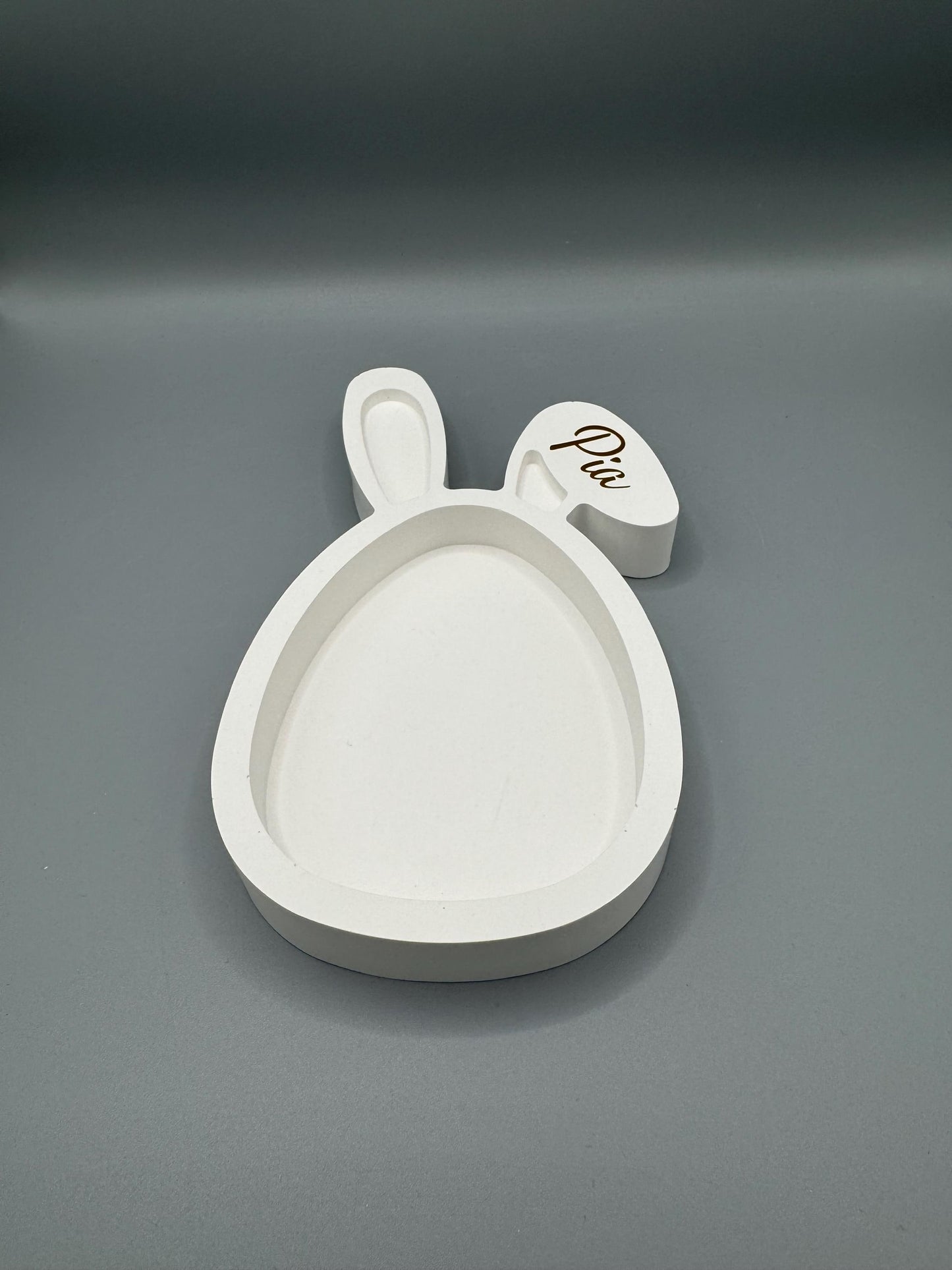 Ostertablett(Hase) mit Personalisierung