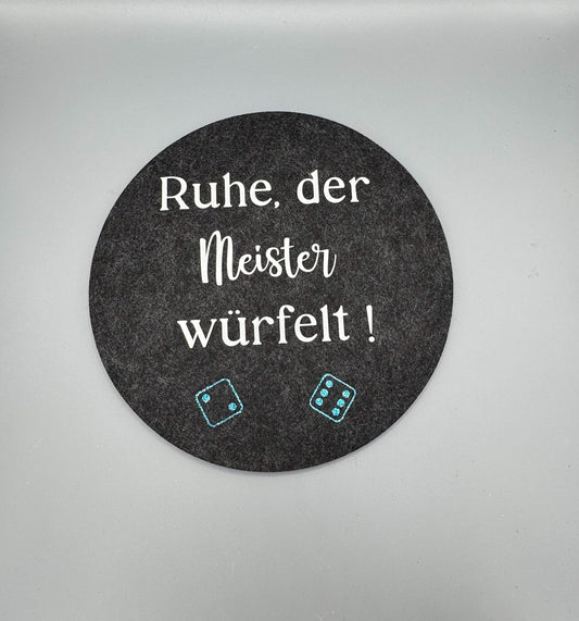 Würfelmatte aus Filz