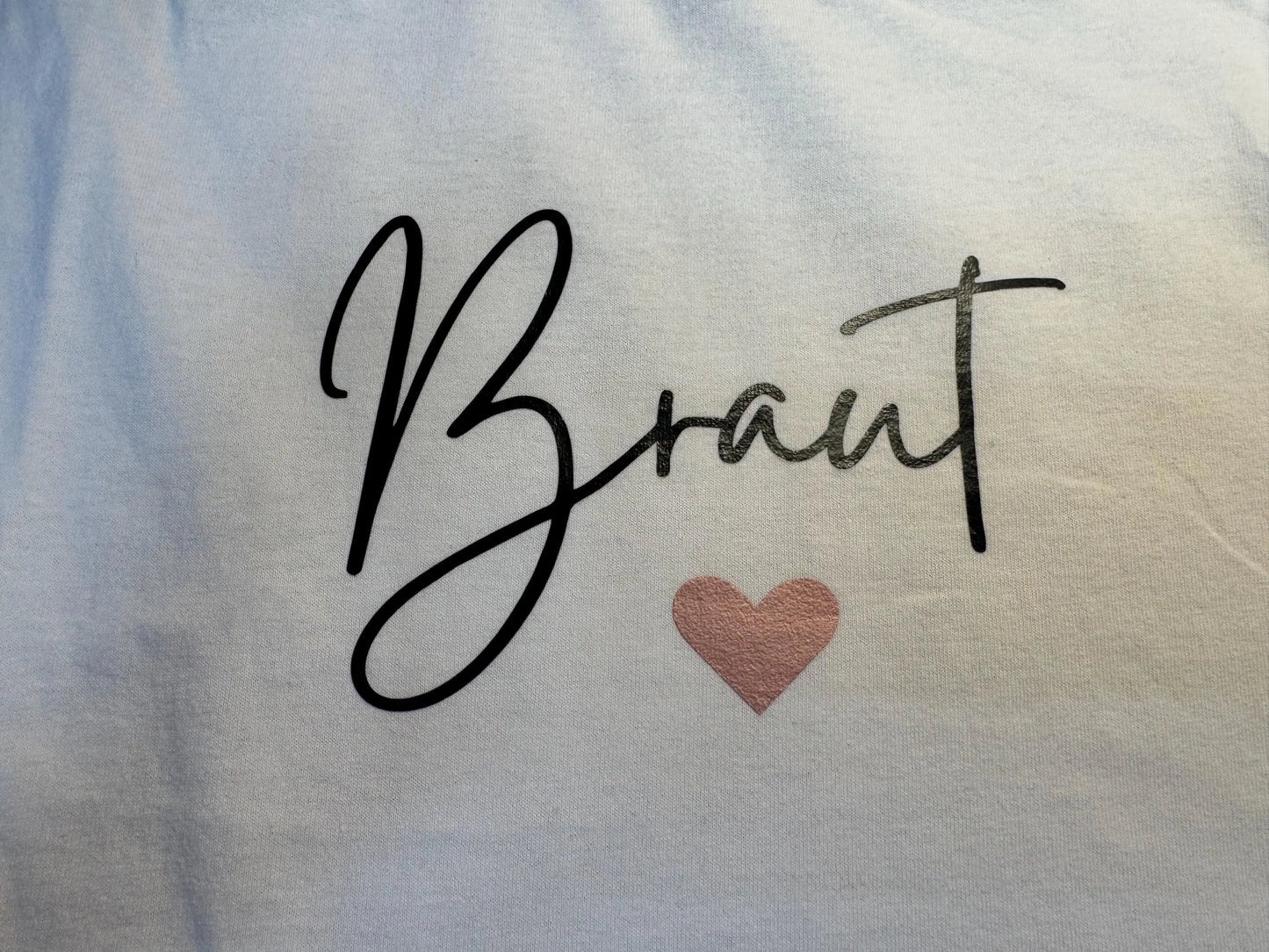 Bügelbild/Braut/Hochzeit/Junggesellenabschied