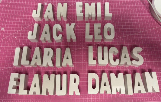 Keraflott Buchstaben zum bemalen