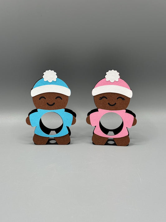 Lebkuchen-Männchen Schokoladenhalter/Gastgeschenk