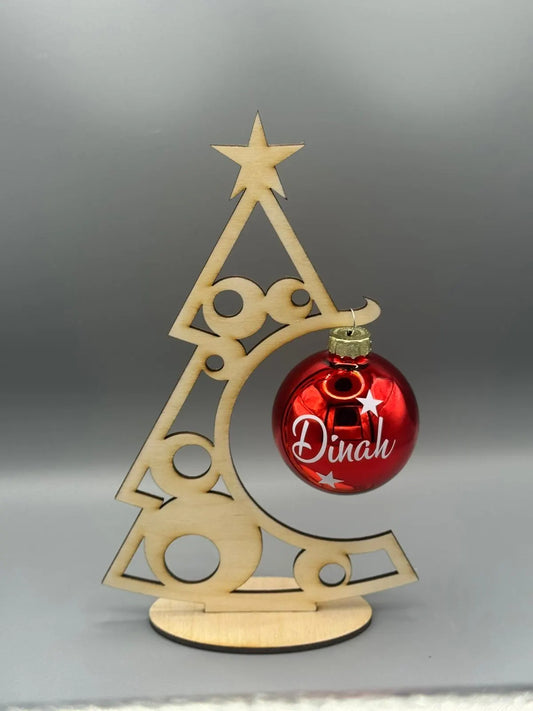 Bäumchen aus Birkensperrholz/ Weihnachtsbaum/ Geschenk