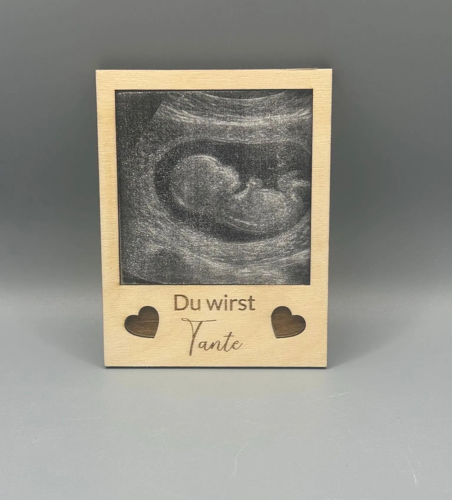 Bilderrahmen / Ultraschallbild / Du wirst Oma / Du wirst Tante / Verkündung Schwangerschaft / Baby
