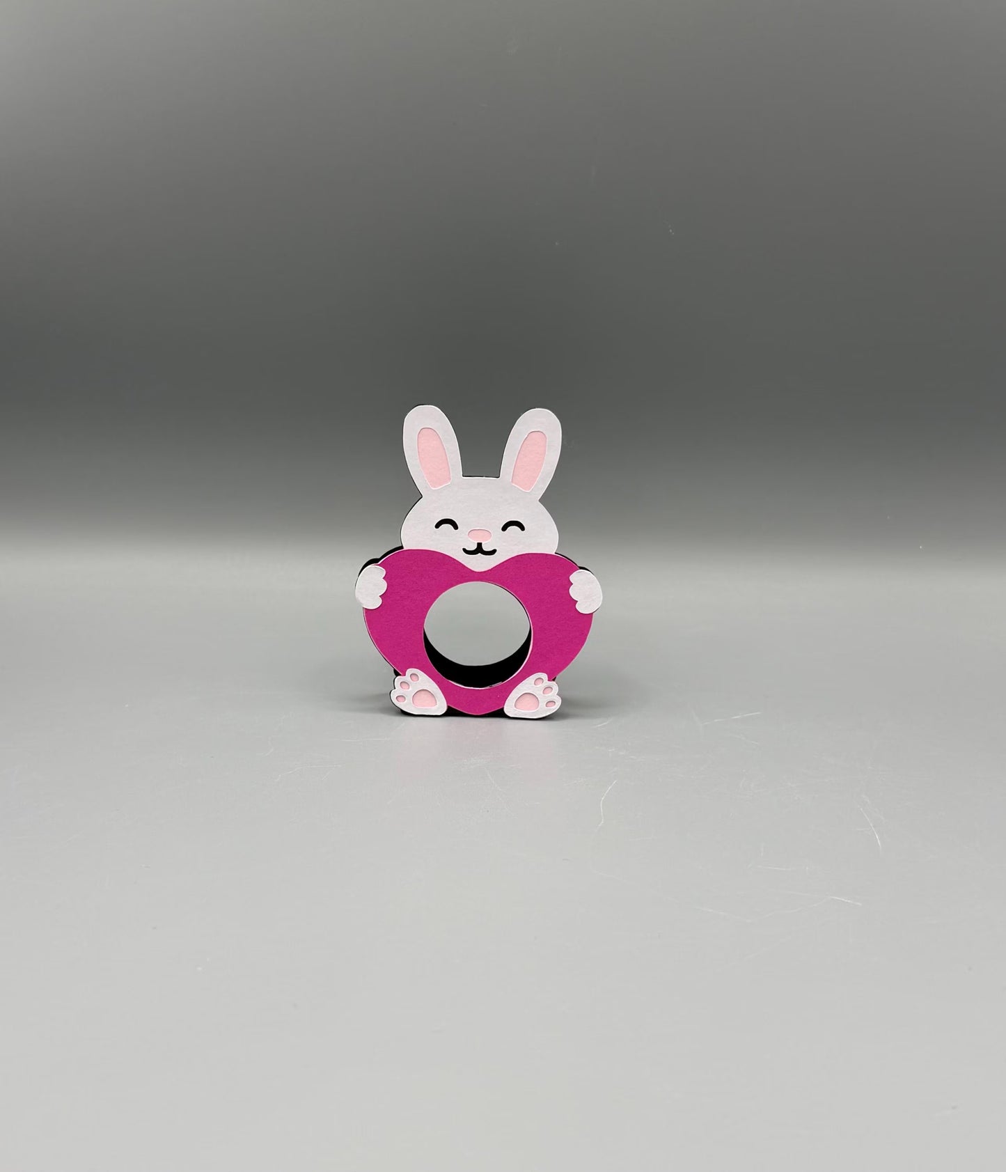 Hase mit Herz Schokoladenhalter Ostern