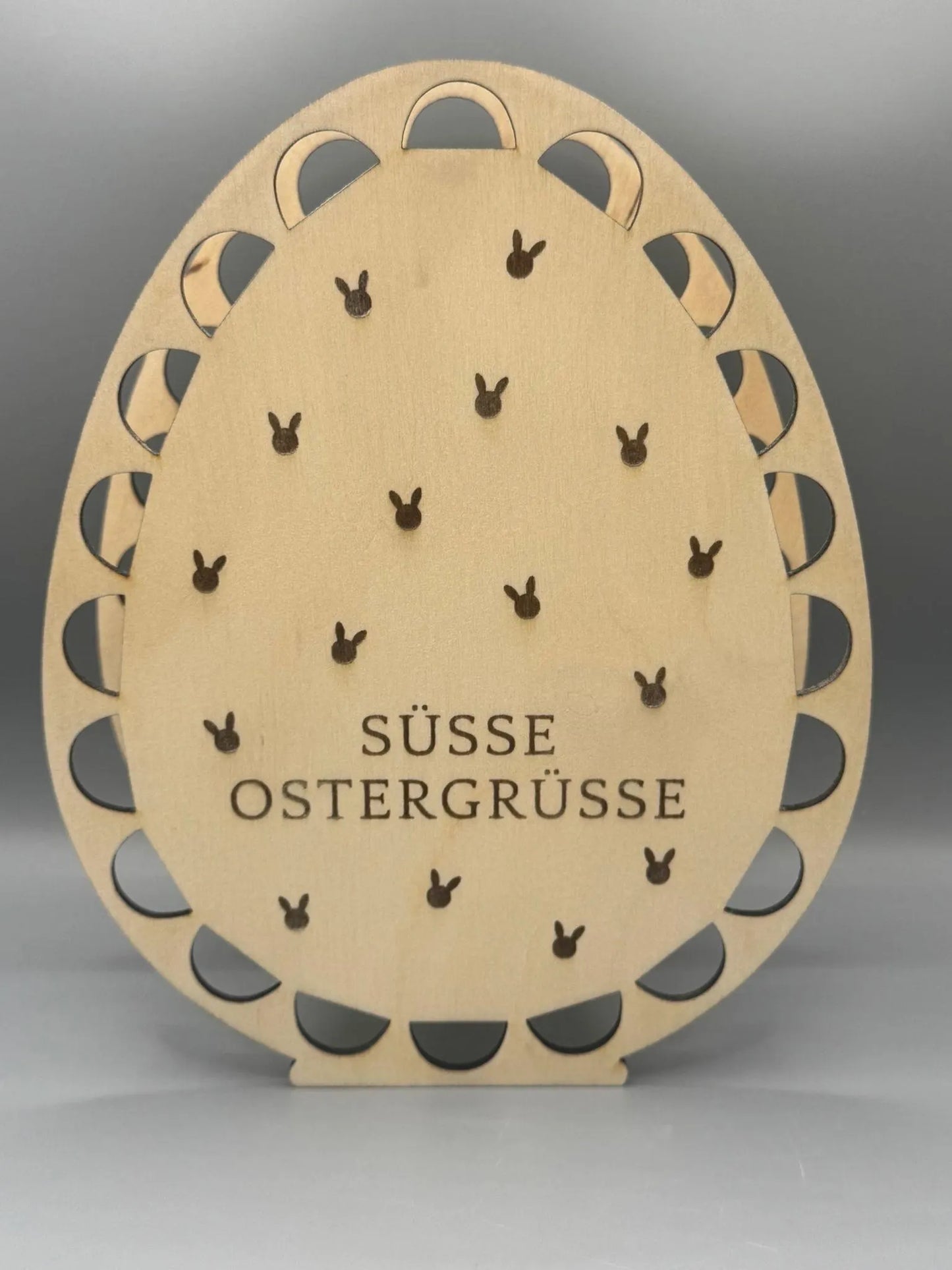 Osterei für Schokolade / Holzei