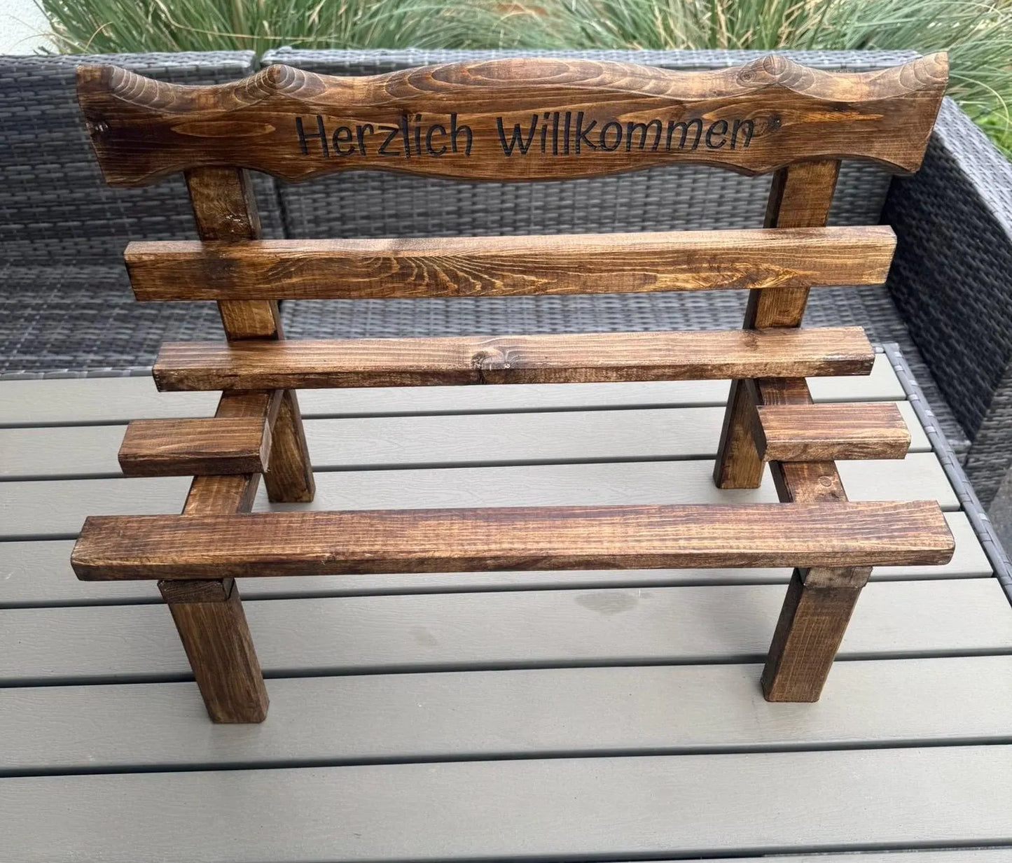 Blumenbank personalisiert
