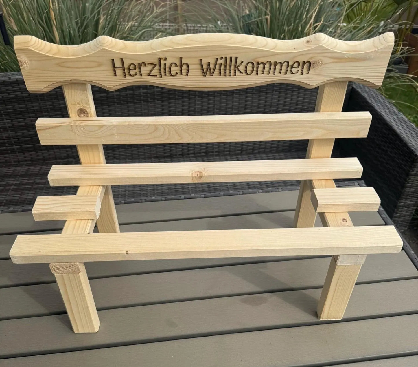 Blumenbank personalisiert