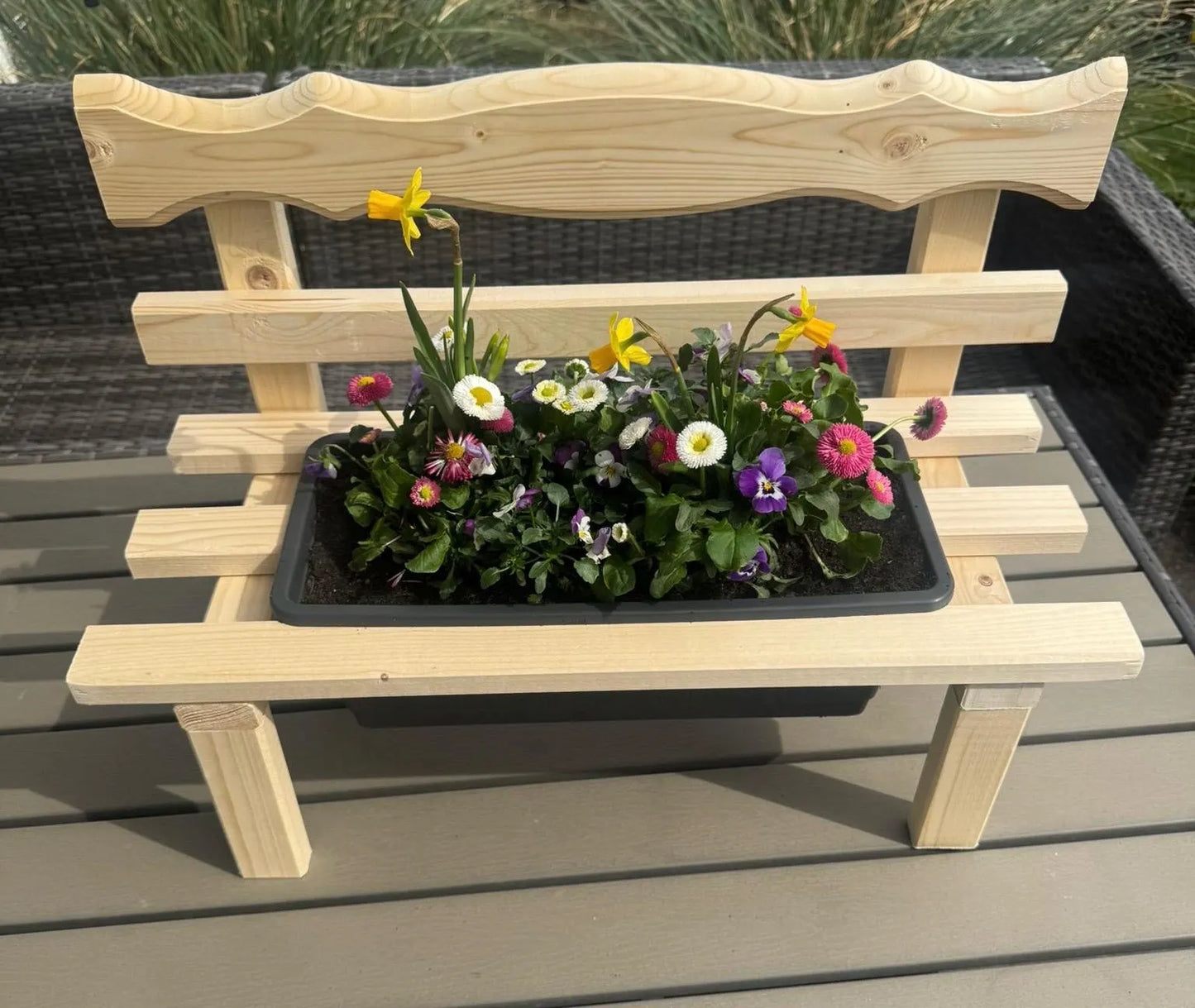 Blumenbank personalisiert