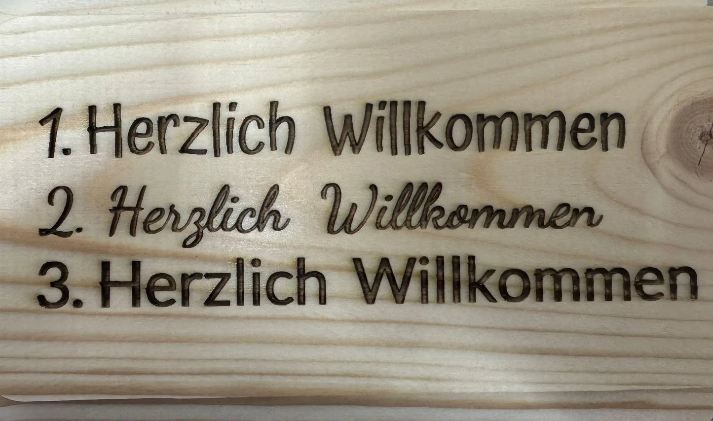 Blumenbank personalisiert
