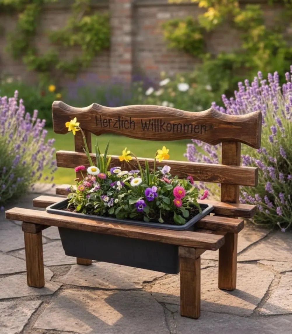 Blumenbank personalisiert
