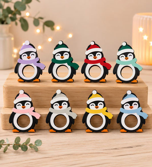 Schokoladenkugel-Halter Pinguin/Gastgeschenk / Weihnachten / Geschenk Mitarbeiter / Kollegen /Kunden